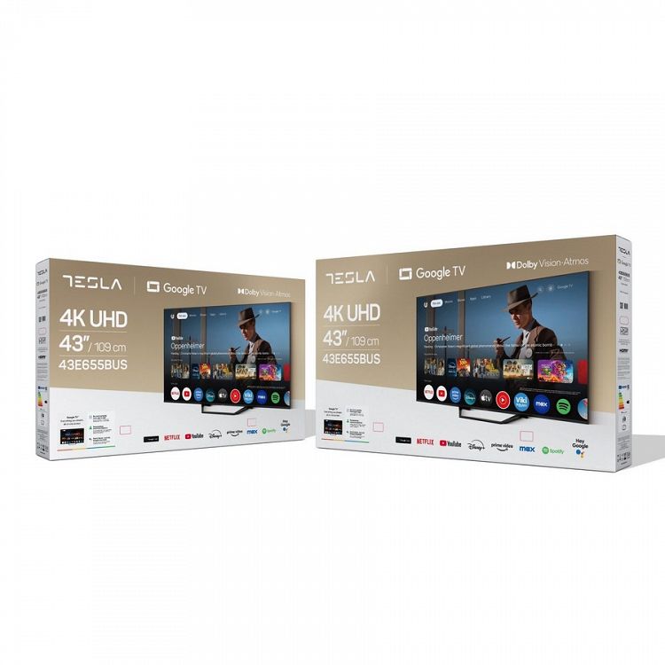 Τηλεόραση 43" Tesla 43E655BUS Smart 4K UHD DLED HDR (2025)