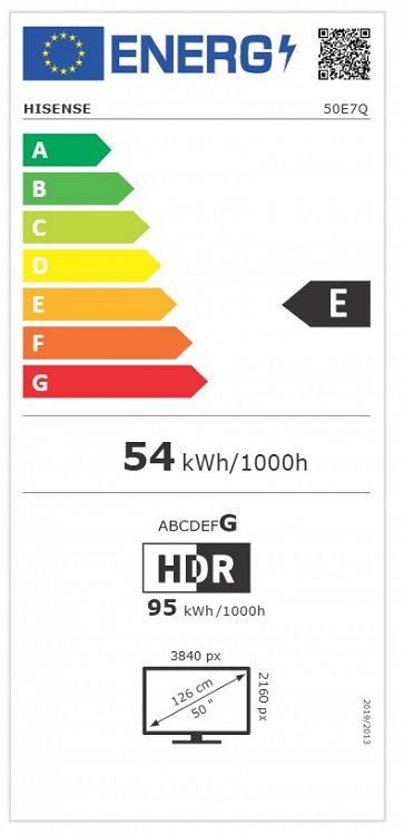 TV Hisense 50E7Q 50'' Smart 4K