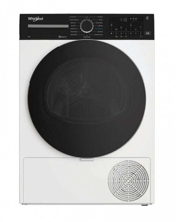 Στεγνωτήριο Ρούχων Whirlpool WPC8WBSEE 8kg με Αντλία Θερμότητας