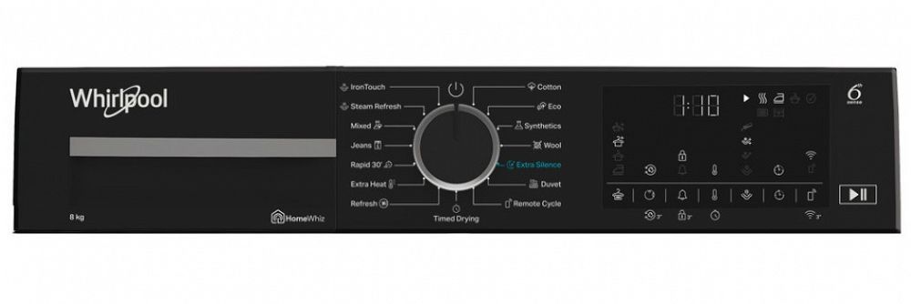 Στεγνωτήριο Ρούχων Whirlpool WPC8WBSEE 8kg με Αντλία Θερμότητας