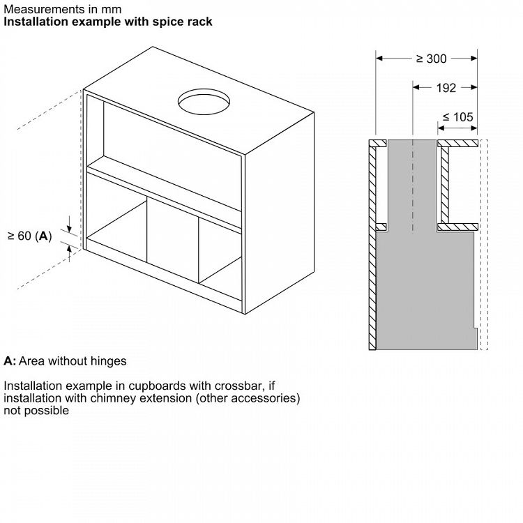 Μηχανισμός Απορρόφησης Bosch DBB97DP60 Matt Black 90 cm A+