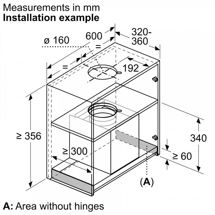 Μηχανισμός Απορρόφησης Neff D69XET2S5 60cm Μαύρος