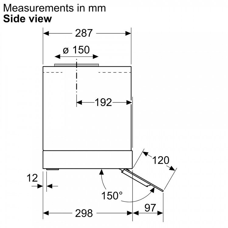 Μηχανισμός Απορρόφησης Neff D69XET2S5 60cm Μαύρος