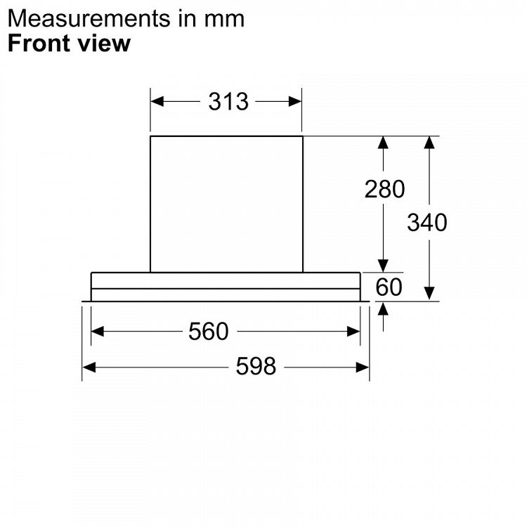 Μηχανισμός Απορρόφησης Neff D69XET2S5 60cm Μαύρος