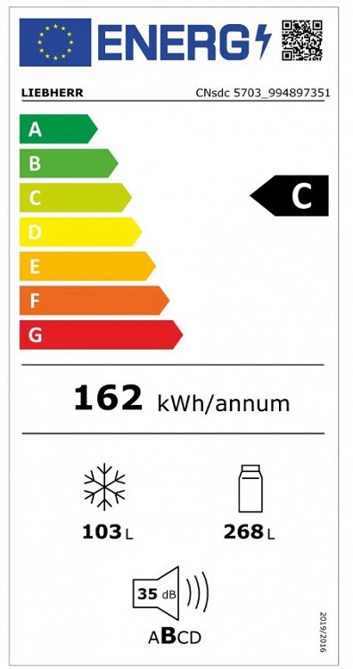 Ψυγειοκαταψύκτης Liebherr CNsdc Ασημί C