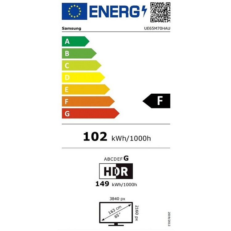 TV Samsung UE65M70HAUXXH 65'' Mini LED 4K Vision AI Smart