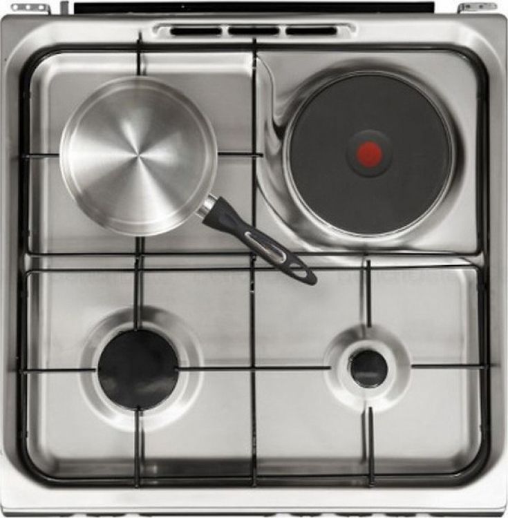 Κουζίνα αερίου μικτή inox Whirlpool ACMK 6433/IX