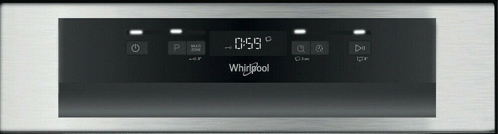 Πλυντήριο Πιάτων Whirlpool WSBC 3M17 X Inox 45 cm F