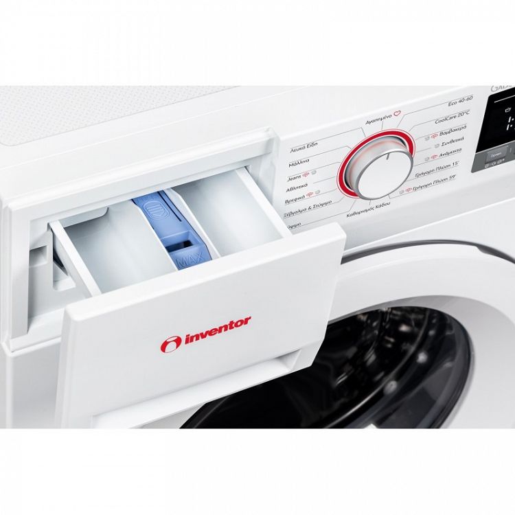 Πλυντήριο Ρούχων Inventor GA1014W 10kg με Τεχνολογία Ατμού 1400 Στροφές