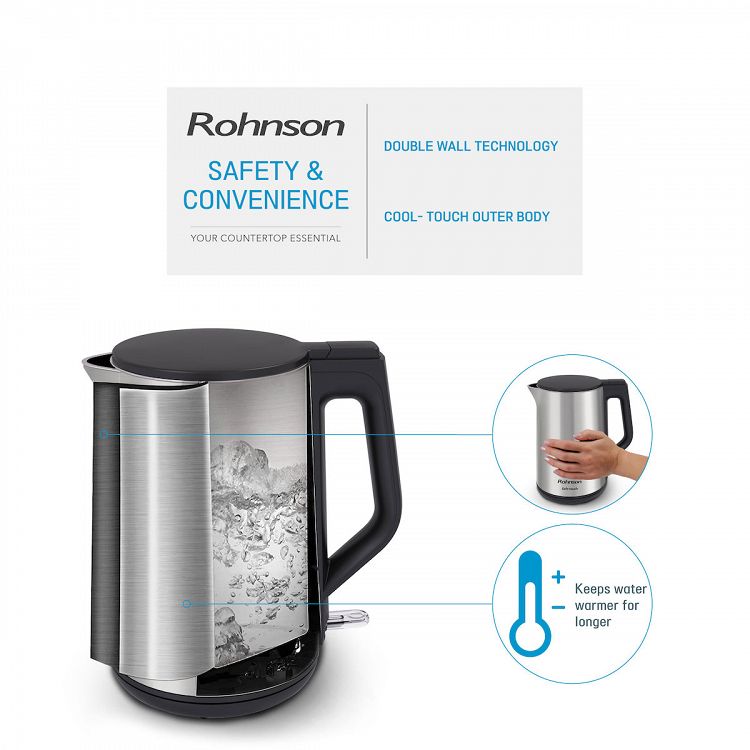 Βραστήρας Rohnson R-7530 1.5 lt 2200 Watt