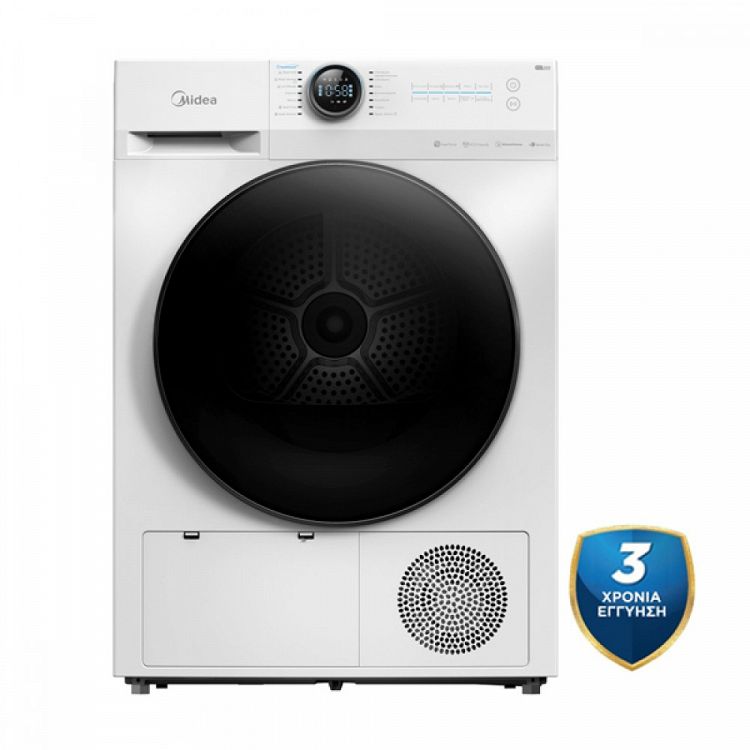 Στεγνωτήριο Ρούχων Midea MD200H100BW/W-GR 10 kg C