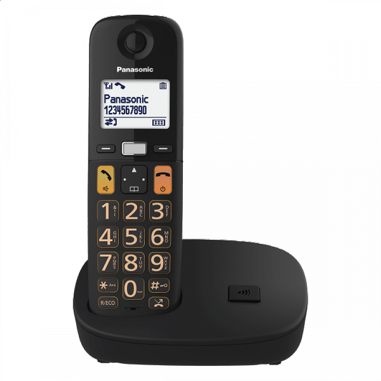 Ασύρματο Τηλέφωνο Panasonic KX-TGU110EXB Black