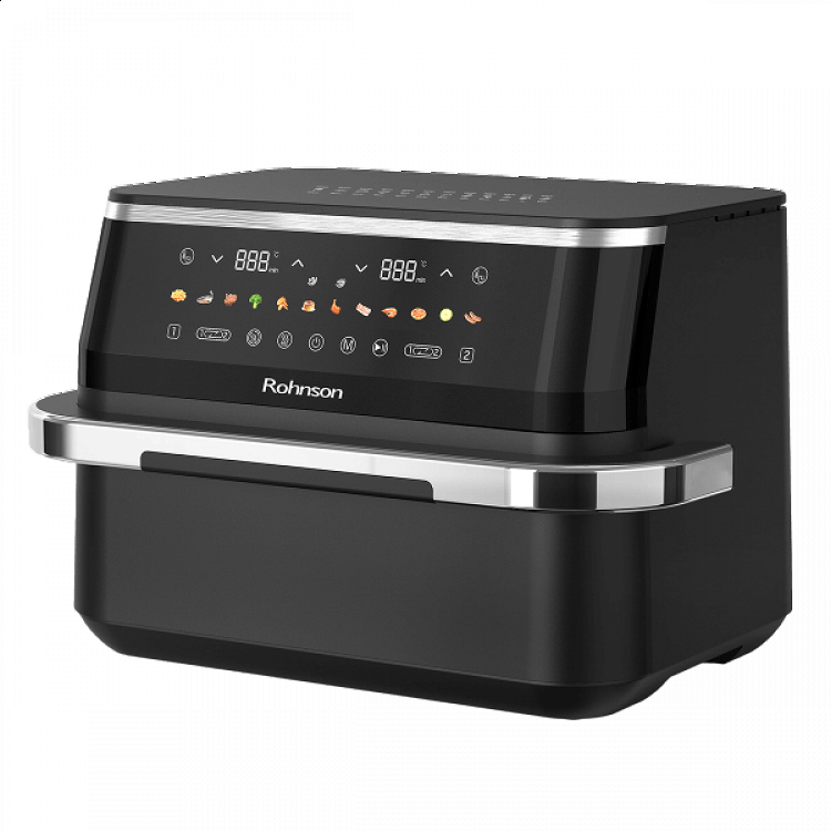 Air Fryer Rohnson Dual R-28019 9lt με Διπλό Κάδο