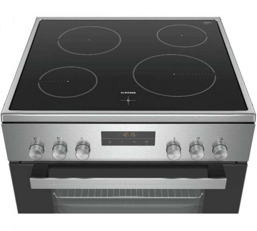 Κουζίνα Κεραμική Pitsos PHN039150 Inox Α