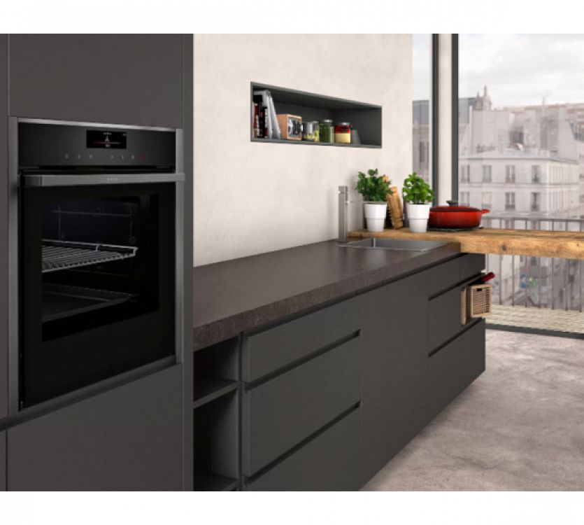 Φούρνος Εντοιχιζόμενος Neff B48FT68G0 Graphite Grey