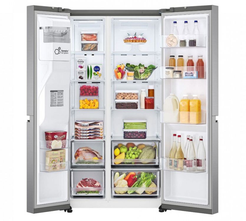 Ψυγείο LG GSLV70PZTE Platinum Silver E