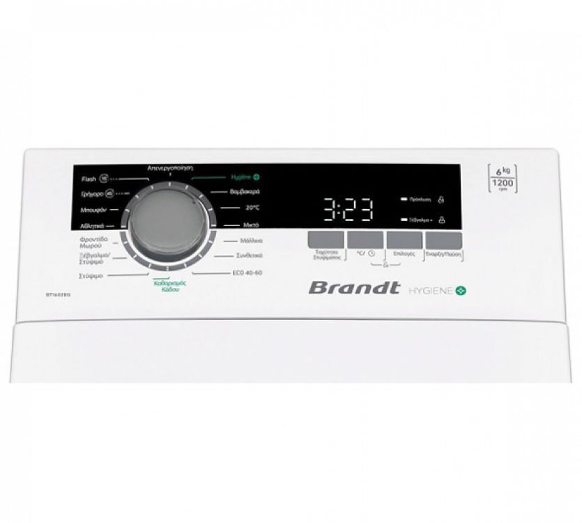 Πλυντήριο Ρούχων Brandt BT 16028G 6 kg D