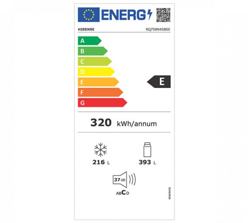 Ψυγείο Hisense RQ758N4SBSE Inox E