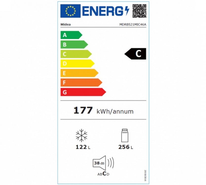 Ψυγειοκαταψύκτης Midea MDRB521MIC46A Inox / 233472