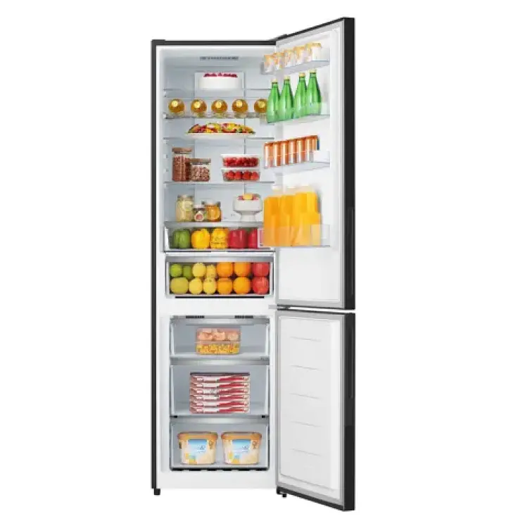 Ψυγειοκαταψύκτης Hisense RB440N4GBD Μαύρο Γυαλί D