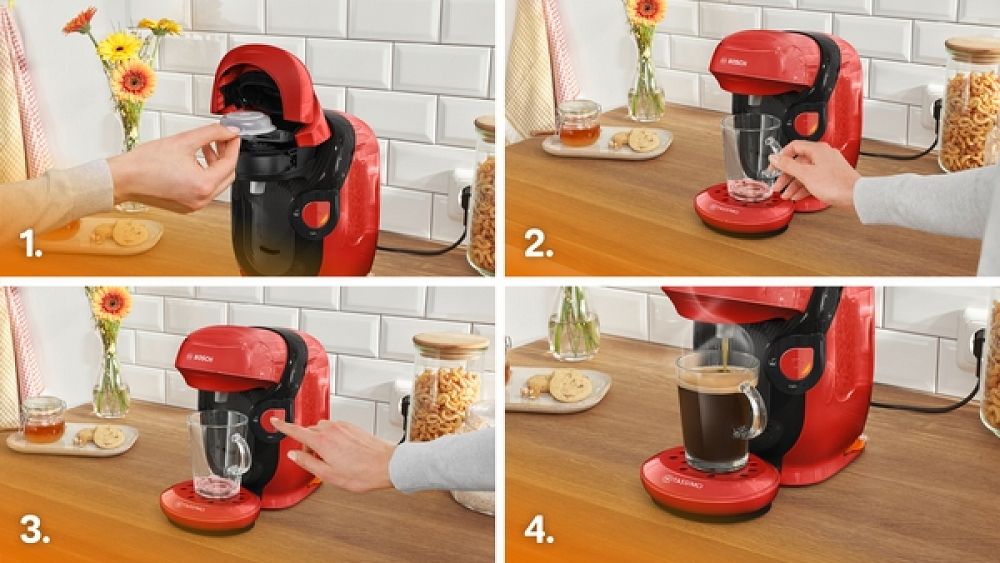 Καφετιέρα Espresso Bosch Tassimo Style TAS113E Κόκκινο