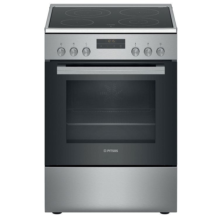 Κουζίνα Κεραμική Pitsos PHN039350 Inox Α