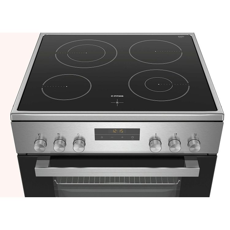 Κουζίνα Κεραμική Pitsos PHN039350 Inox Α