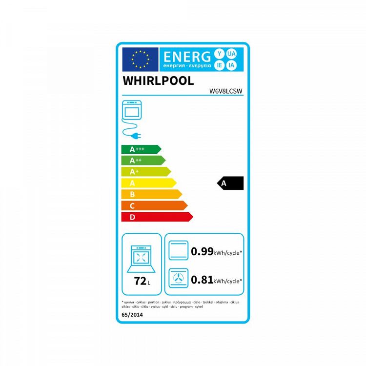 Κουζίνα Κεραμική Whirlpool W6V8LCSW