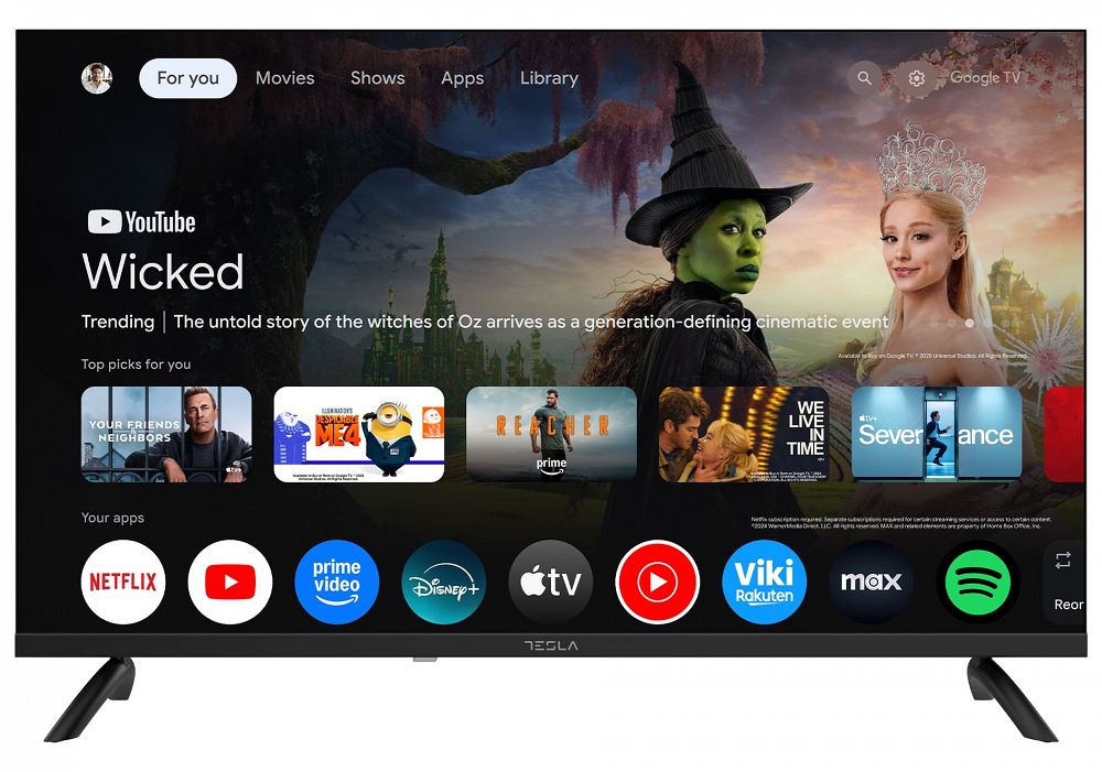 TV Tesla 32E655BHS 32'' Smart HD Google TV