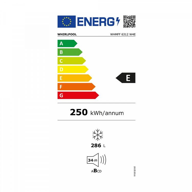Καταψύκτης Όρθιος Whirlpool WHMFF 6312 W4E E