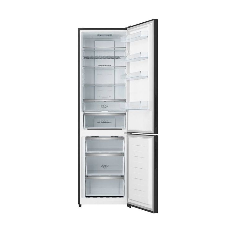 Ψυγειοκαταψύκτης Hisense RB440N4GBD Μαύρο Γυαλί D