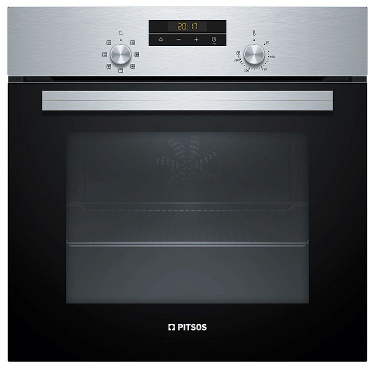 Φούρνος Εντοιχιζόμενος Pitsos PH10M40X1 Inox