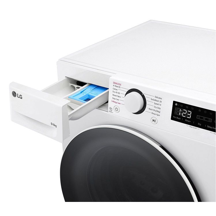 Πλυντήριο-Στεγνωτήριο Ρούχων LG  D4R5009TSWW