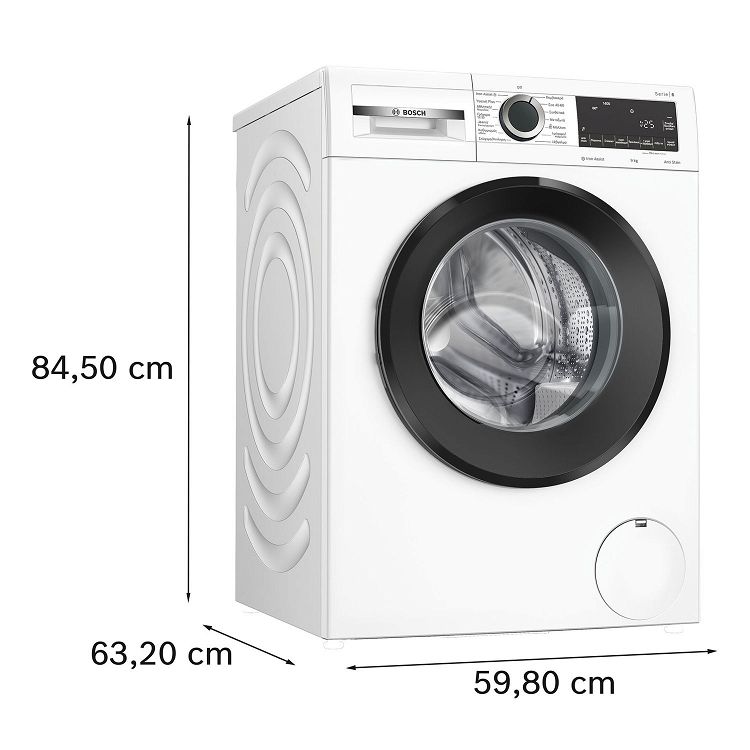 Πλυντήριο Ρούχων Bosch WGG244ZHGR 9 kg Α