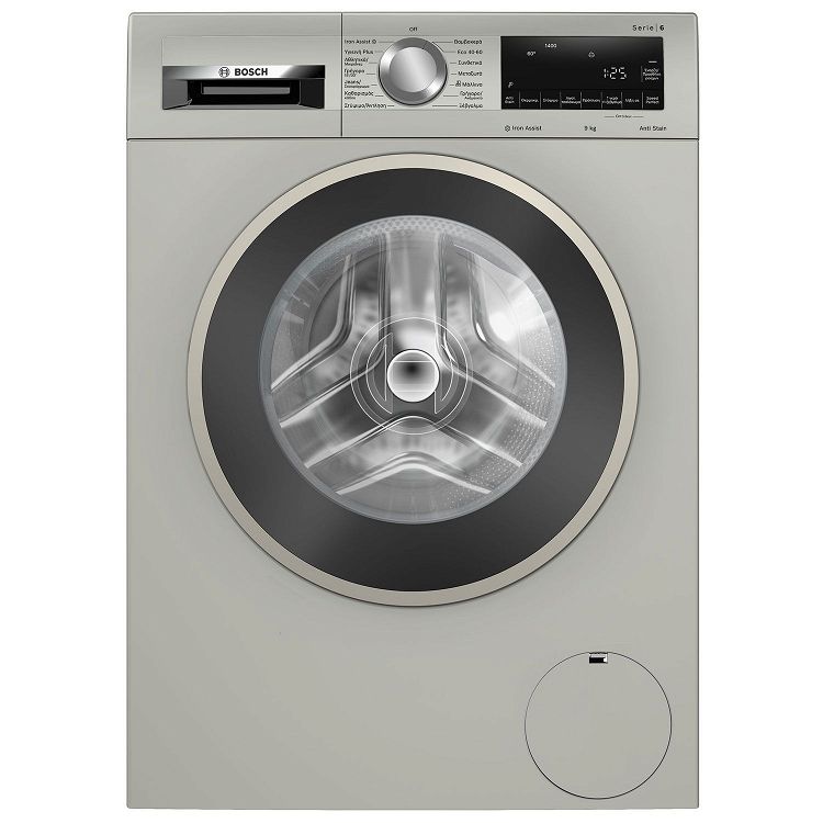 Πλυντήριο Ρούχων Bosch WGG244ZXGR Silver-Inox Anti-fingerprint 9 kg A