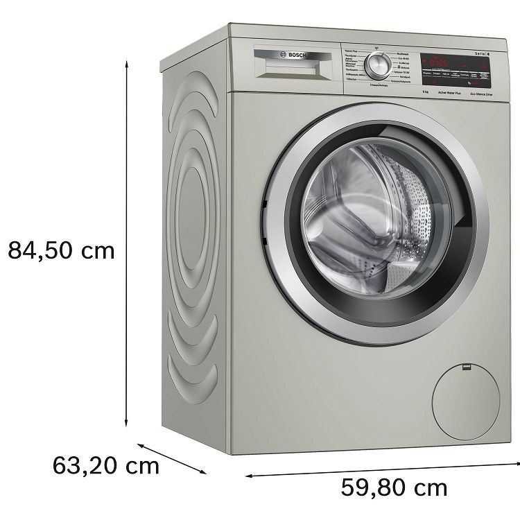 Πλυντήριο Ρούχων Bosch WUU28TX2GR 9 kg A