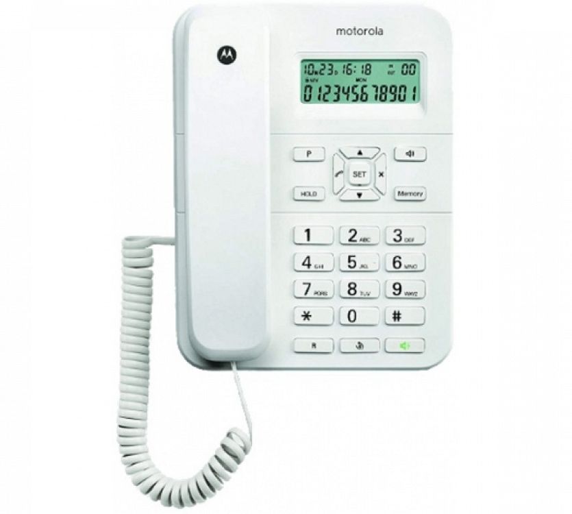 Ενσύρματο Τηλέφωνο Motorola CT202 Λευκό