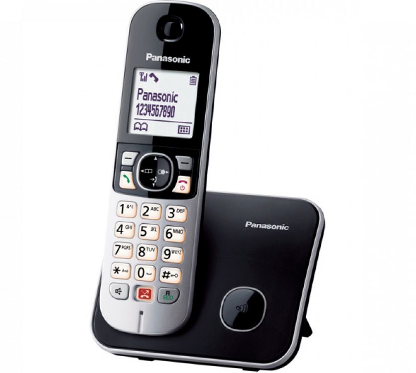 Ασύρματο Τηλέφωνο Panasonic KX-TG6851GRB Black