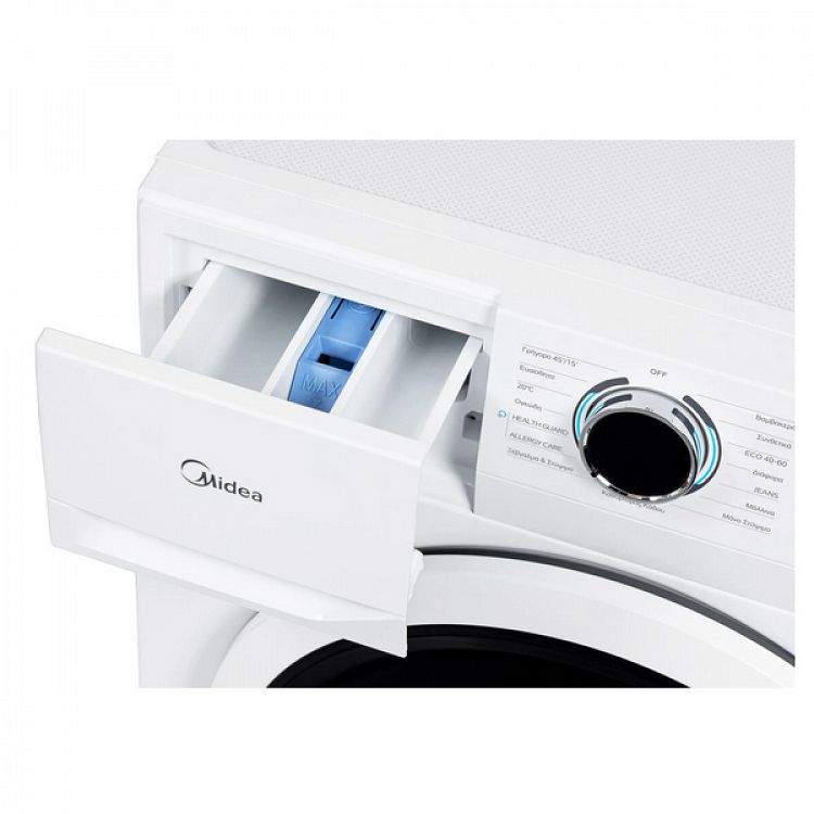 Πλυντήριο Ρούχων Midea MF110W80BA10/W-GR 8 kg A -10%