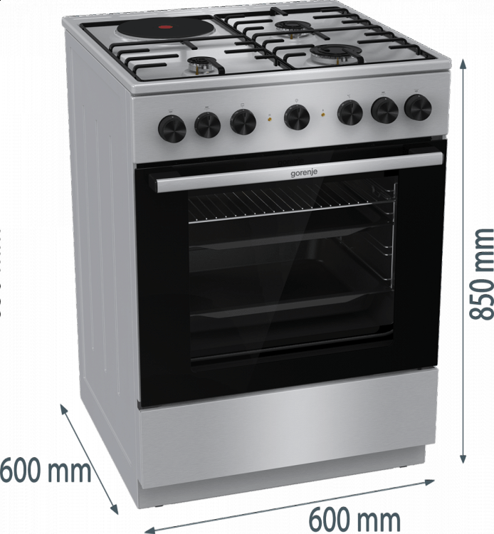 Κουζίνα Μικτή Gorenje GK6B42XD