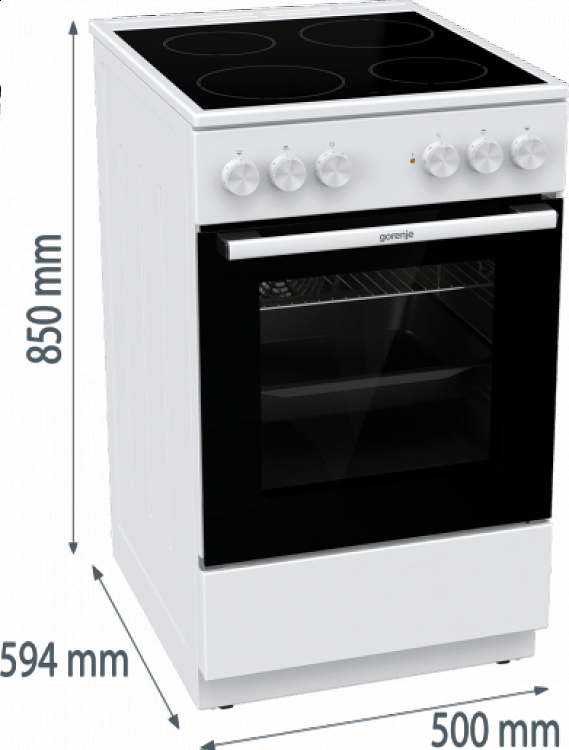 Κουζίνα Κεραμική Gorenje GEC5A61WG