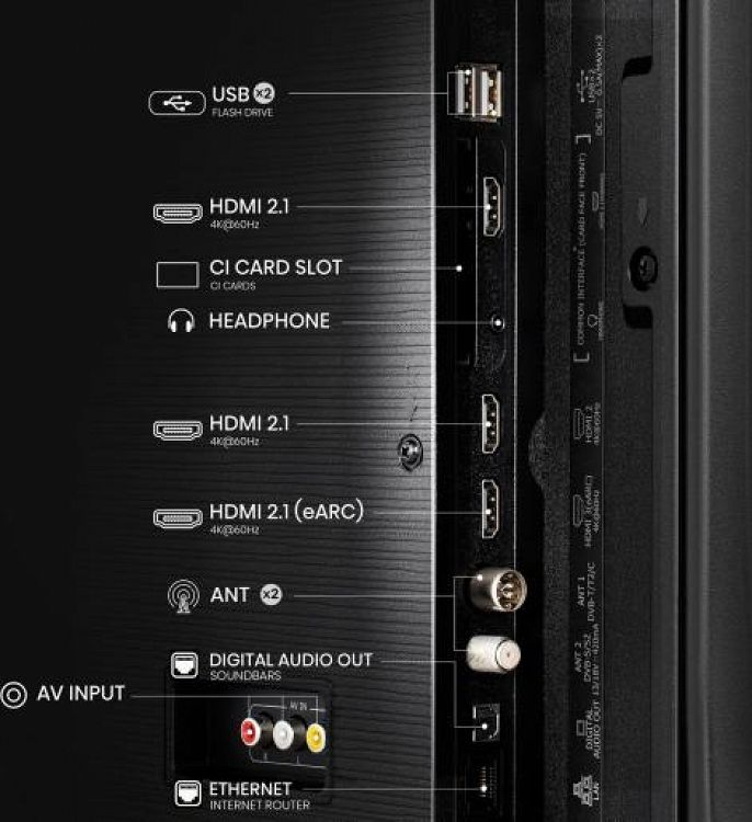 TV Hisense 43E7Q 43'' Smart 4K