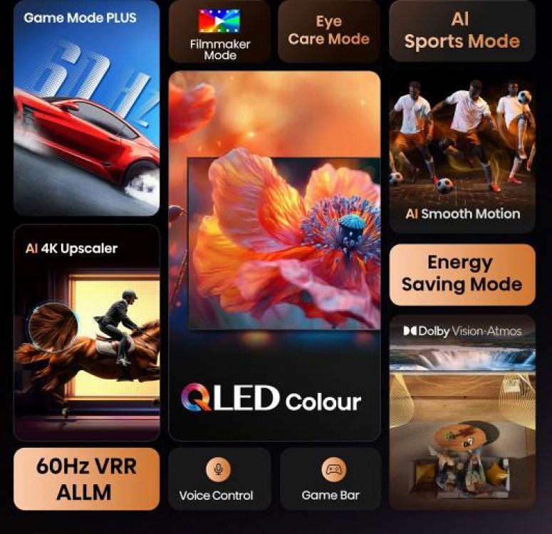 TV Hisense 43E7Q 43'' Smart 4K