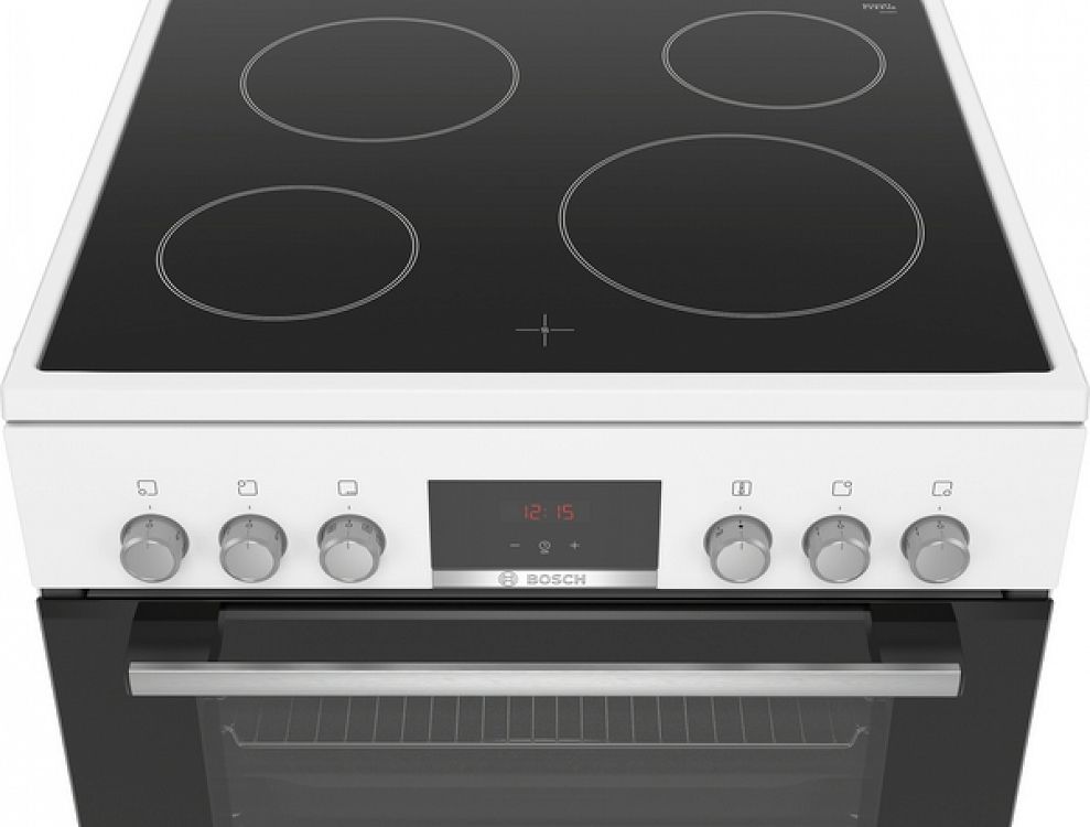 Κουζίνα Κεραμική Bosch HKR390020 Λευκό Α