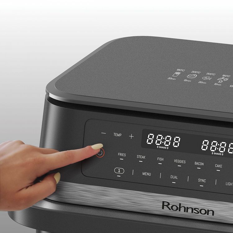 Φριτέζα Αέρος Rohnson R-2881 Single or Dual Basket