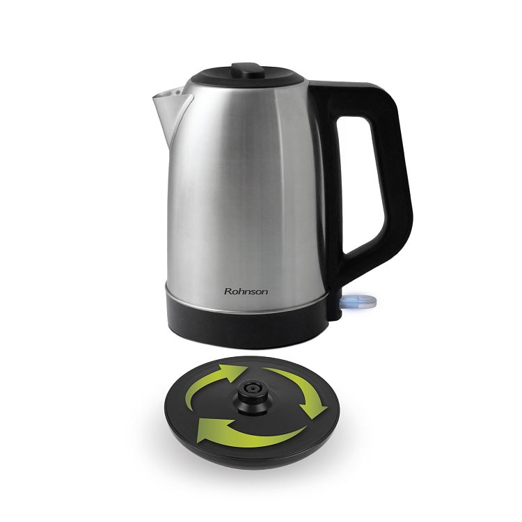 Βραστήρας Rohnson R-7626 1.7lt 2200W Ασημί