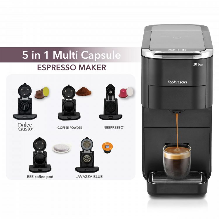 Καφετιέρα Espresso Multi Capsule R-98055 ROHNSON