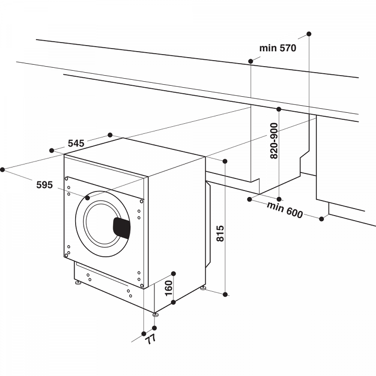 Πλυντήριο Ρούχων Whirlpool BI WMWG 81485E EU