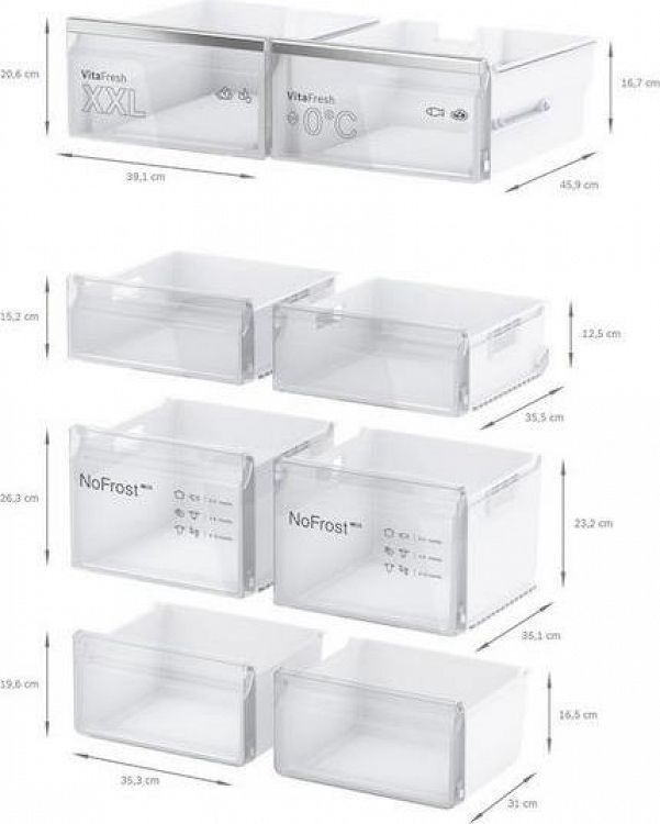 Ψυγείο Bosch KFN96AXEA Black/Inox Antifingerprint E