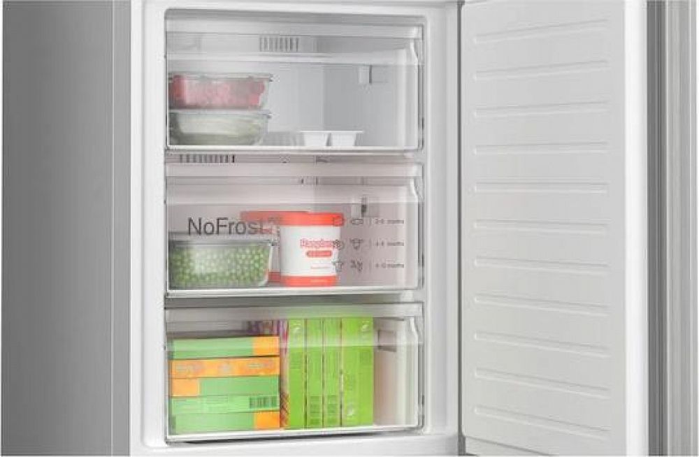 Ψυγειοκαταψύκτης Bosch KGN392LCF Metal Look C